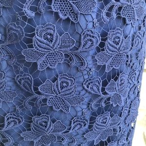 Banana Republic Factory Navy Floral Skirt